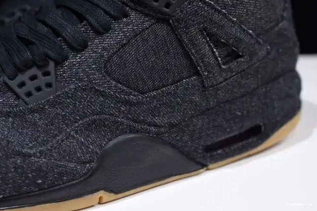 Cheap MAX 'black' x AO2571-001 Jordan 4 Levi's Air 0521
